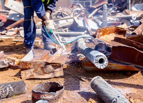 On Site Metal Cutting Oxy LPG Torch or Shears Pilbara