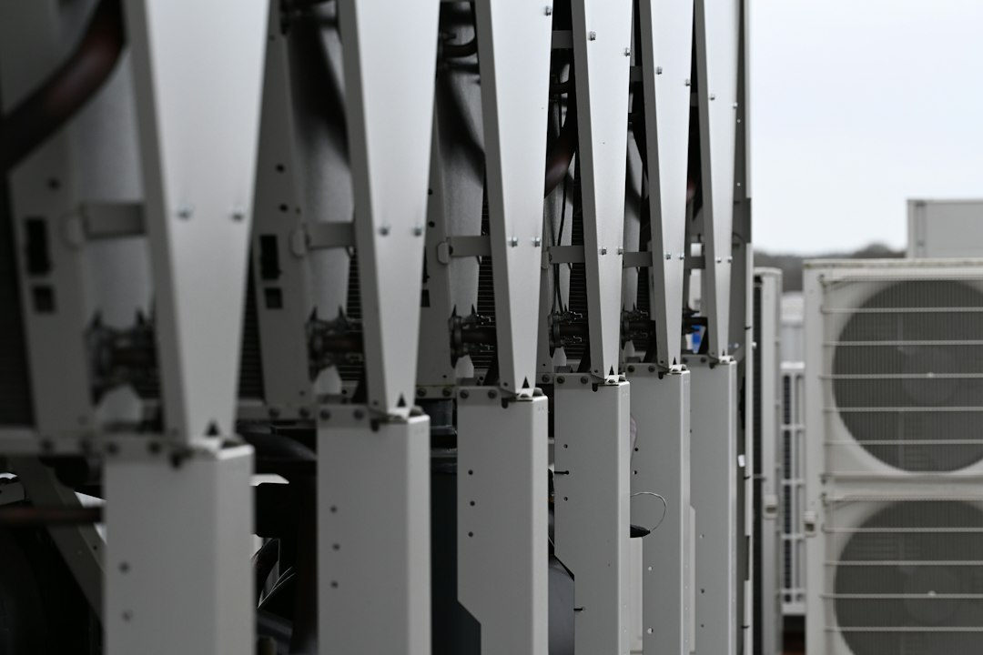Large industrial cooling and air conditioning equipment